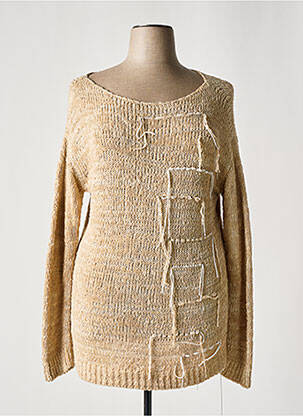 Pull stretch manches longues gris FABIANA FILIPPI femme