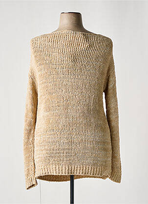 Pull stretch manches longues gris FABIANA FILIPPI femme