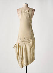 Robe longue beige MARITHE & FRANCOIS GIRBAUD pour femme seconde vue