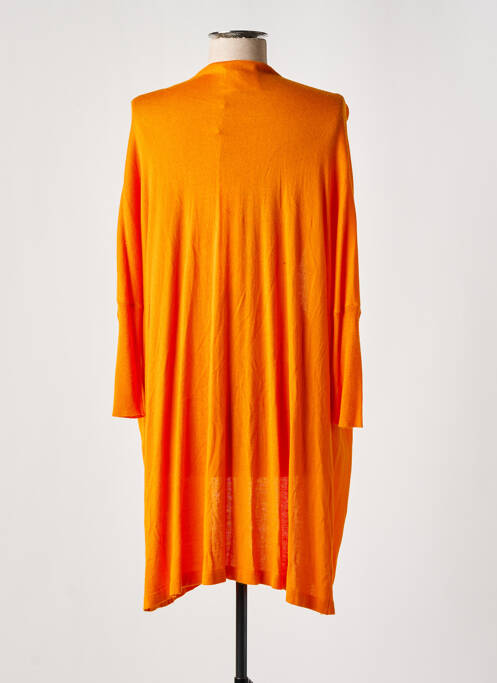 Gilet manches longues orange ABSOLUT CASHMERE pour femme
