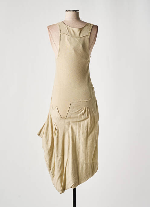 Robe longue beige MARITHE & FRANCOIS GIRBAUD pour femme
