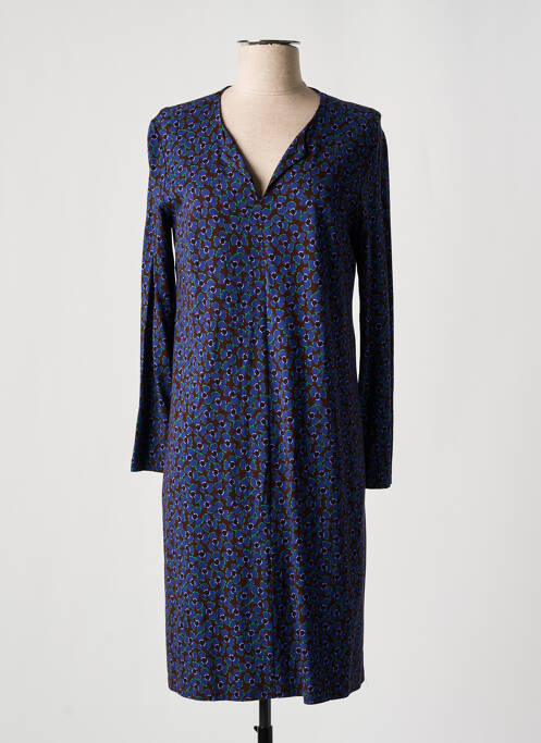 Robe mi-longue bleu SIYU pour femme