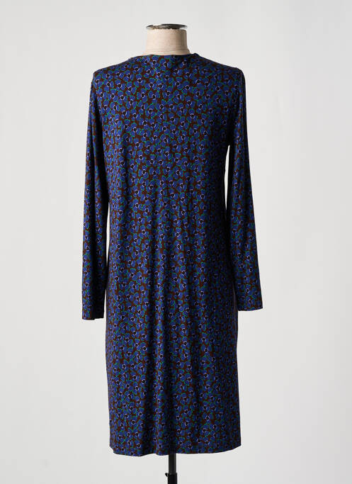 Robe mi-longue bleu SIYU pour femme