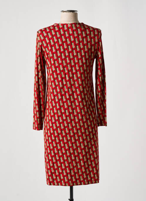 Robe mi-longue rouge SIYU pour femme