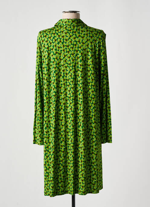 Robe mi-longue vert SIYU pour femme