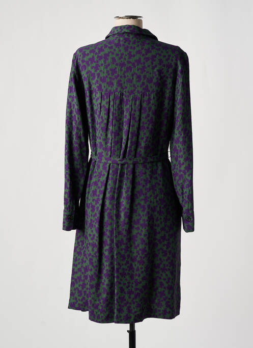 Robe mi-longue violet ROSSO 35 pour femme