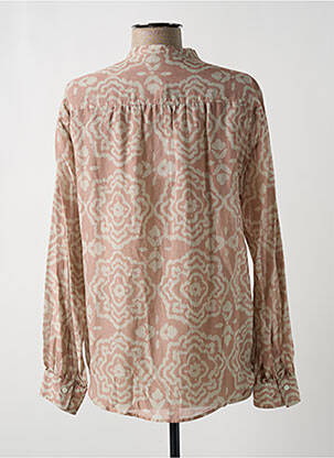 Blouse légère et transparente manches longues rose HARTFORD femme