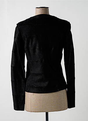 Veste en cuir poches noir CTRL YOU femme