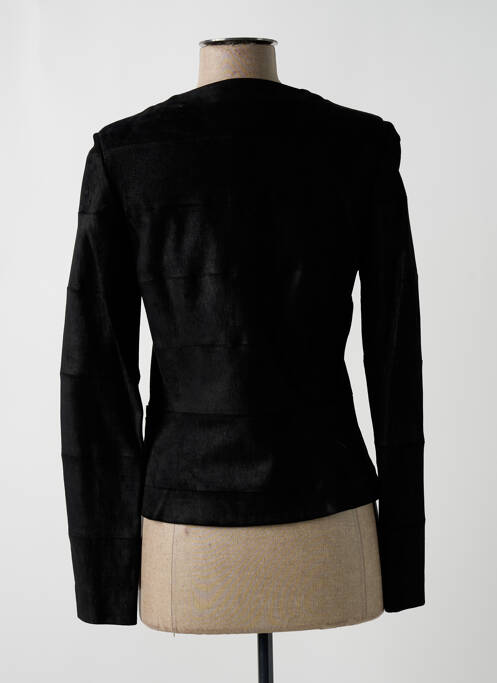 Veste en cuir noir CTRL YOU pour femme