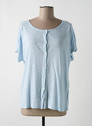 Top manches courtes manches courtes bleu clair HARTFORD femme