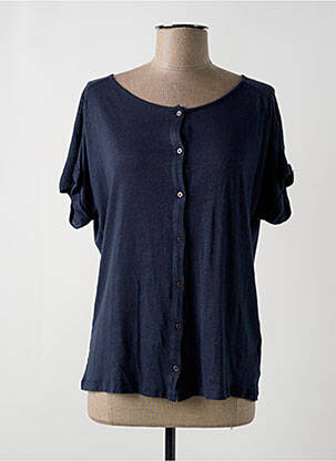 Top manches courtes manches courtes bleu HARTFORD femme