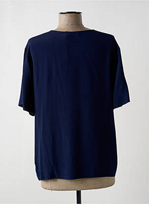 Top coupe fluide manches courtes bleu PAUL SMITH femme
