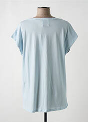 T-shirt bleu clair ALLUDE pour femme seconde vue