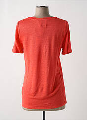 T-shirt orange ALLUDE pour femme seconde vue