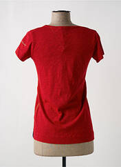 T-shirt rouge LA MARINIÈRE FRANÇAISE pour femme seconde vue