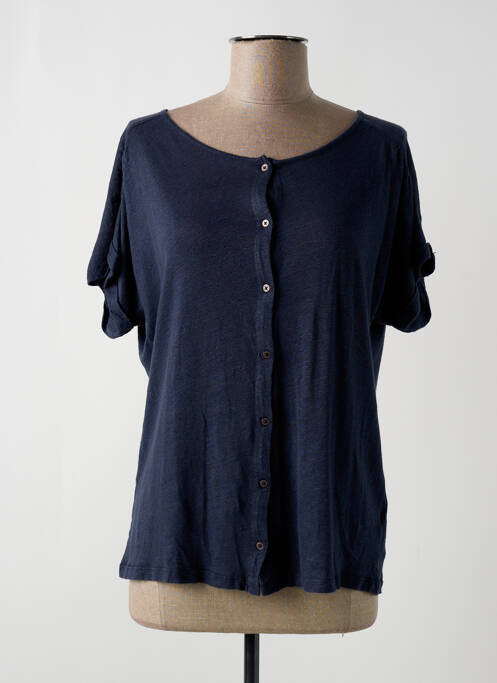 Top manches courtes manches courtes bleu HARTFORD femme