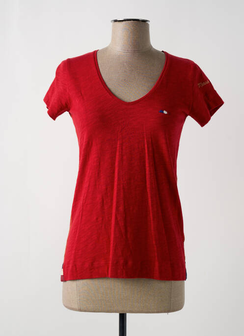 T-shirt rouge LA MARINIÈRE FRANÇAISE pour femme