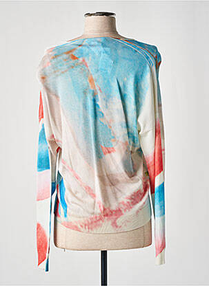 Pull col v manches longues beige EMPORIO ARMANI femme