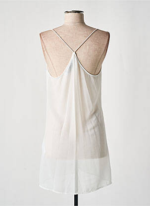 Tunique manches longues tissage crêpe blanc IRO femme