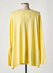 Pull jaune ALLUDE pour femme seconde vue