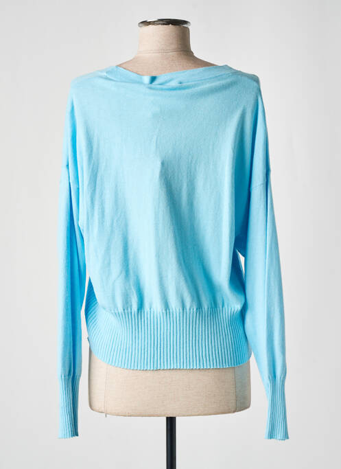 Gilet manches longues bleu ABSOLUT CASHMERE pour femme