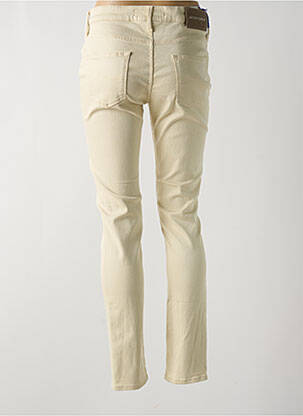Jeans coupe slim stretch taille normale beige JACOB COHEN femme