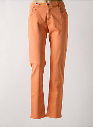 Jeans coupe slim stretch taille normale orange JACOB COHEN femme