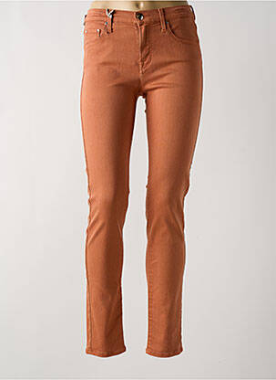 Jeans coupe slim stretch taille normale marron JACOB COHEN femme