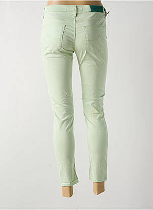 Pantalon 7/8 stretch taille normale vert JACOB COHEN femme