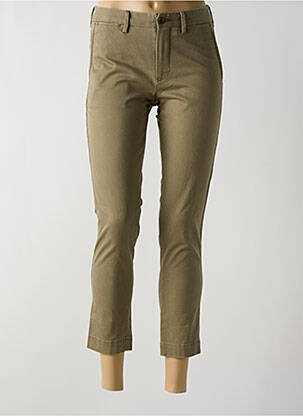 Pantalon 7/8 stretch taille normale vert RALPH LAUREN femme