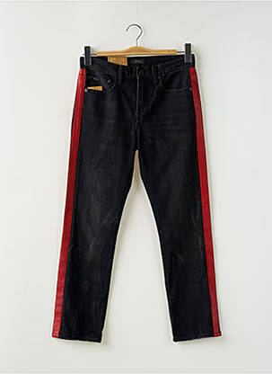 Jeans coupe droite taille haute taille haute noir RALPH LAUREN femme