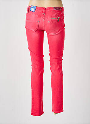 Pantalon slim taille basse taille basse rose FREEMAN T.PORTER femme
