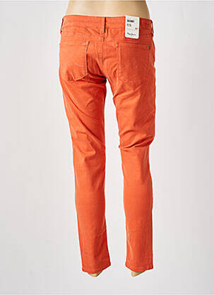 Pantalon 7/8 stretch taille basse orange PEPE JEANS femme