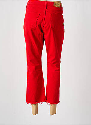 Jean coupe flare taille haute taille haute rouge RALPH LAUREN femme
