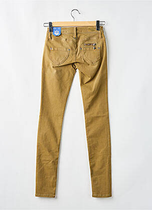 Jeans coupe slim taille basse taille basse beige FREEMAN T.PORTER femme