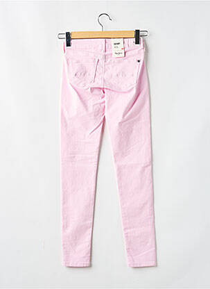 Pantalon slim tissage popeline taille normale rose PEPE JEANS femme