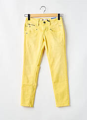 Jeans coupe slim jaune FREEMAN T.PORTER pour femme seconde vue