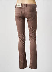 Pantalon slim marron PEPE JEANS pour femme seconde vue