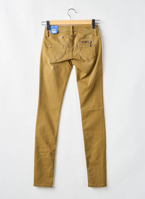 Jeans coupe slim beige FREEMAN T.PORTER femme