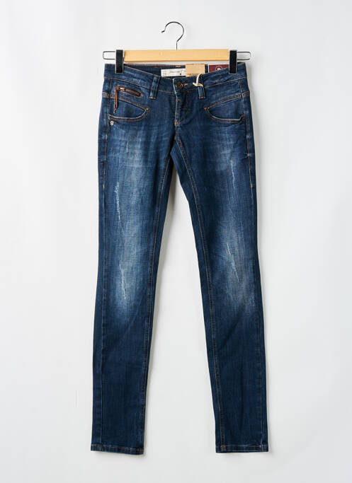 Jeans coupe slim bleu FREEMAN T.PORTER pour femme