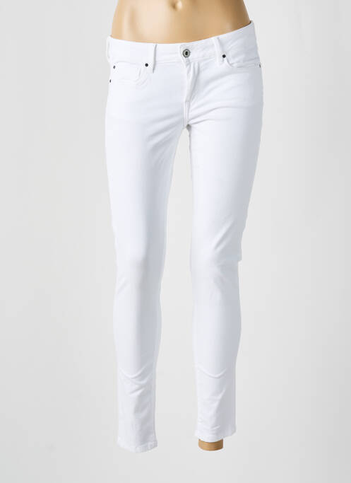 Pantalon 7/8 blanc PEPE JEANS pour femme