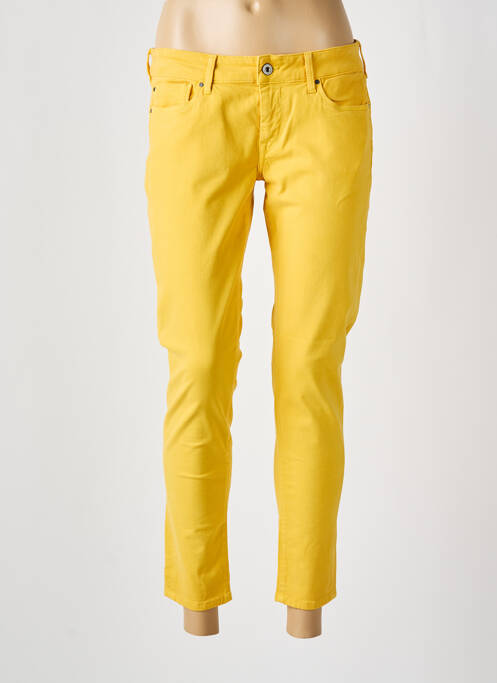 Pantalon 7/8 jaune PEPE JEANS pour femme