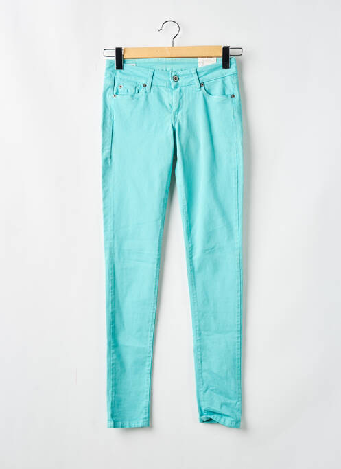 Pantalon slim bleu PEPE JEANS pour femme