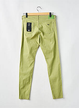 Pantalon slim poches vert EMPORIO ARMANI femme