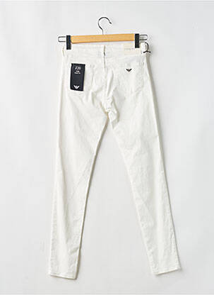 Pantalon slim poches blanc EMPORIO ARMANI femme