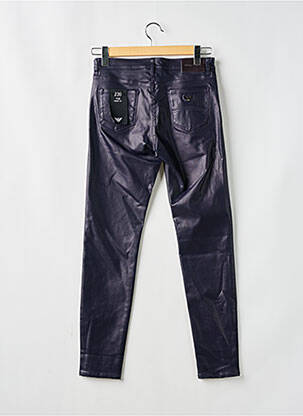 Pantalon slim poches bleu EMPORIO ARMANI femme