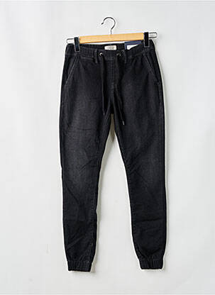 Pantalon droit taille élastique noir PEPE JEANS femme