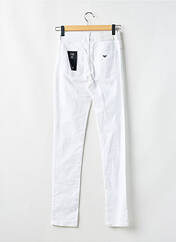 Pantalon slim blanc EMPORIO ARMANI pour femme seconde vue