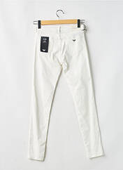 Pantalon slim blanc EMPORIO ARMANI pour femme seconde vue