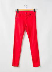 Pantalon slim rouge EMPORIO ARMANI pour femme seconde vue